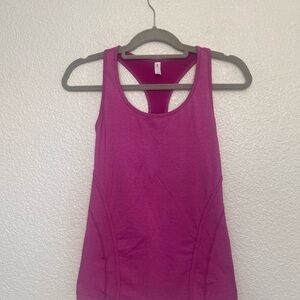 GAP fit Women's Fuchsia workout racerbaxk Tank Top size XS